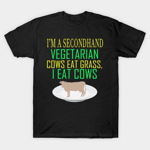 Secondhand Vegetarian T-Shirt by Mommag9521